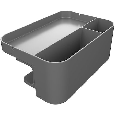 Deflecto Standing Desk Large Desk Organizer Grey DEF400002